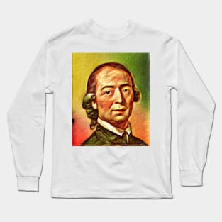 Johann Gottfried Herder Snow Portrait | Johann Gottfried Herder Artwork 15 Long Sleeve T-Shirt